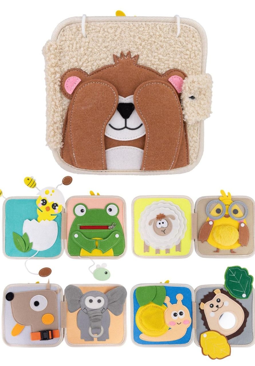 Livre Sensoriel Montessori Janazur